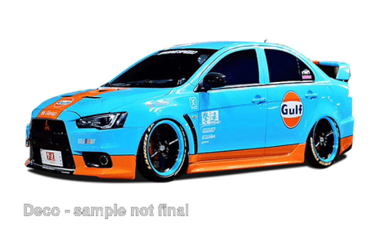 Vitesse VSS29352 Mitsubishi Lancer Evolution X - Gulf - Vorbestellung 1:43