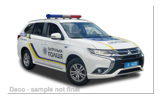 Vitesse VSS29398 Mitsubishi Outlander - Ukraine Police - Vorbestellung 1:43