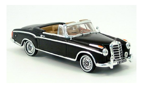 Vitesse VSS28620 Mercedes 220 SE Cabriolet - schwarz - Vorbestellung 1:43