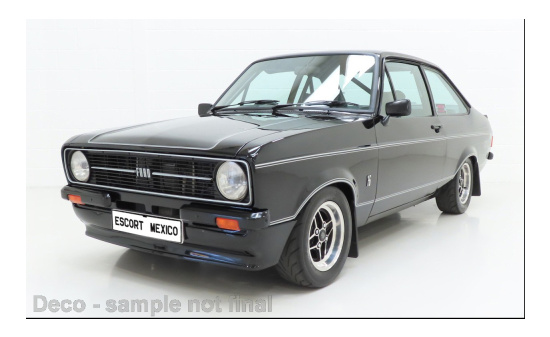 Sun Star SUN4634R Ford Escort MkII Mexico - schwarz - Vorbestellung 1:18