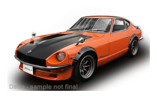 Sun Star SUN3516R Datsun Fairlady Z (S30) - orange , carbon - Vorbestellung 1:18