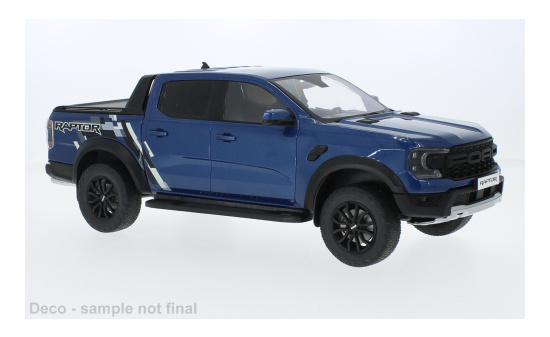 MCG MCG18455 Ford Ranger Raptor - blau (Metallic) - Vorbestellung 1:18