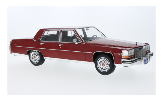 MCG MCG18251 Cadillac Fleetwood Brougham - dunkelrot (Metallic) - Vorbestellung 1:18