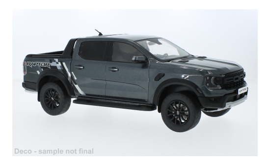 MCG MCG18457 Ford Ranger Raptor - dunkelgrau (Metallic) , Dekor - Vorbestellung 1:18