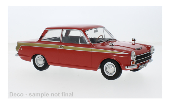 MCG MCG18532 Ford Lotus Cortina MK I - rot , gold - Vorbestellung 1:18