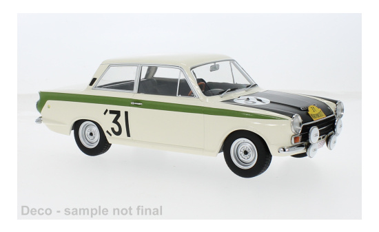 MCG MCG18436 Ford Lotus Cortina MK I - Marathon de la Route - J.Ickx - G.Staepelaere - Vorbestellung 1:18