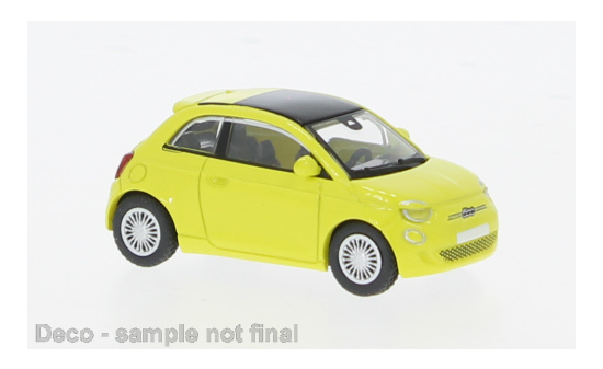 PCX87 PCX870562 Fiat 500e - hellgelb - Vorbestellung 1:87