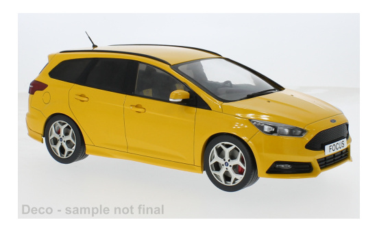 MCG MCG18464 Ford Focus ST Turnier - gelb (Metallic) - Vorbestellung 1:18