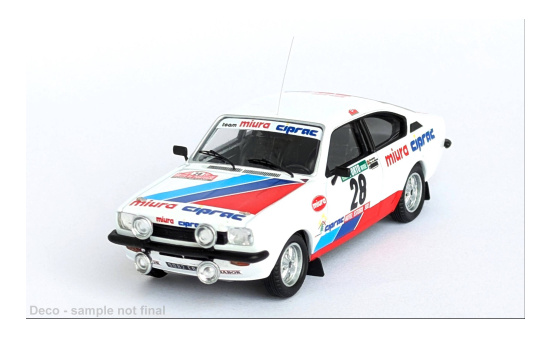 Trofeu TRODSN-219 Opel Kadett C GT/E - Rallye Portugal - J.Moutinho - P.de Morais - Vorbestellung 1:43