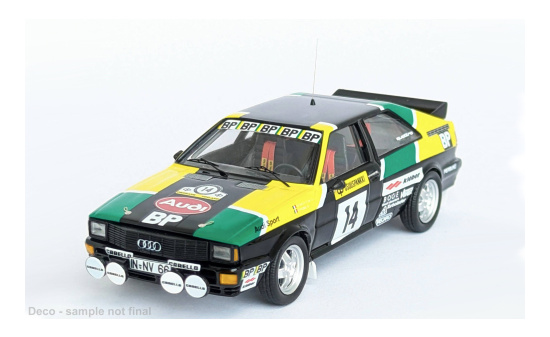 Trofeu TRORR.FI35 Audi quattro - 1000 Lakes Rallye - M.Mouton - F.Pons - Vorbestellung 1:43