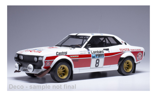 IXO IXO18RMC189A.22 Toyota Celica 2000 GT (RA21) - RAC Rally - H.Mikkola - A.Hertz - Vorbestellung 1:18