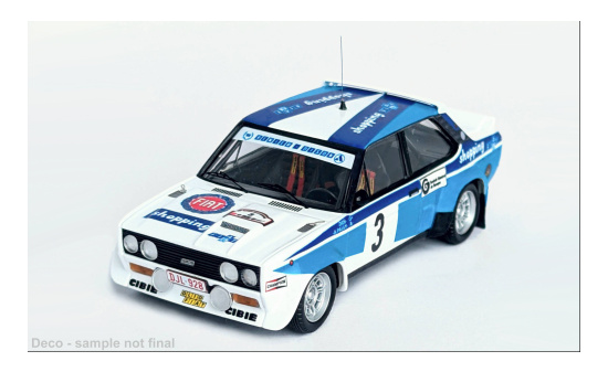 Trofeu TRORR.BE54 Fiat 131 Abarth - Rally Ardennes - Didi - A.Pauly - Vorbestellung 1:43