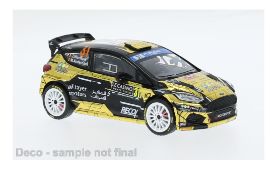 IXO IXORAM924SPLQ.22 Ford Fiesta Rally2 - Rallye Monte Carlo - J.Wartique - M.Andrnak - Vorbestellung 1:43