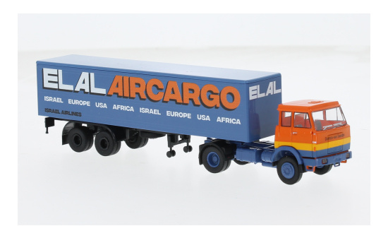 Brekina BRE82258 Hanomag Henschel F 161 S Koffer-SZ - van Swieten - ELAL Aircargo 1:87