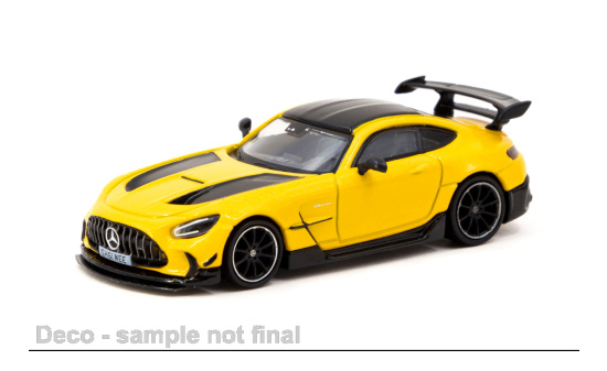 Tarmac TART64G-042-SHMEE Mercedes AMG GT - gelb , schwarz - Vorbestellung 1:64