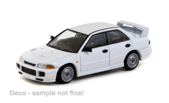 Tarmac TART64G-050-RS Mitsubishi Lancer RS EVO III - weiss - Vorbestellung 1:64