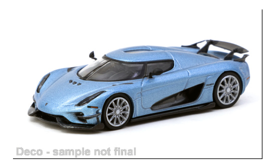 Tarmac T64G-TL017-LB Koenigsegg Regera - hellblau (Metallic) - Vorbestellung 1:64