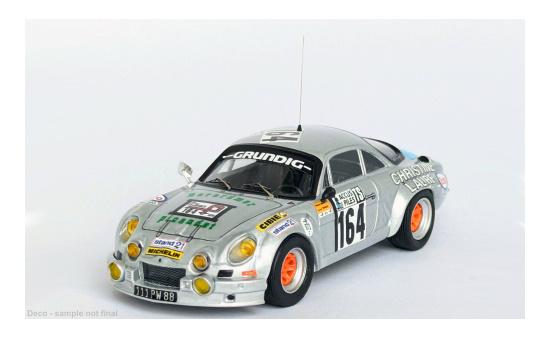 Trofeu TRORR.FR80 Alpine Renault A110 - Tour de France Automobile - P.Meny - P.Goury - Vorbestellung 1:43