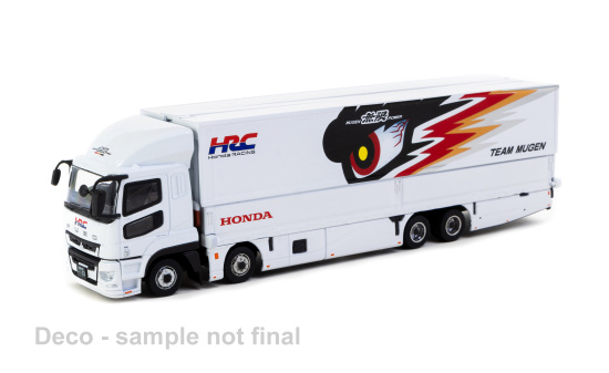 Tarmac T64T-TL001-MU Mitsubishi Fuso Super Great - weiss , Dekor - Vorbestellung 1:64