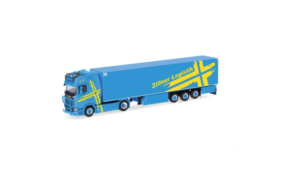 Herpa 318457 Scania CS 20 HD Kühlkoffer-Sattelzug 