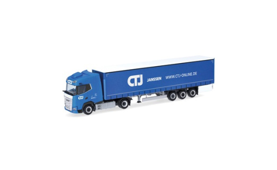 Herpa 318495 DAF XG Gardinenplanen-Sattelzug 