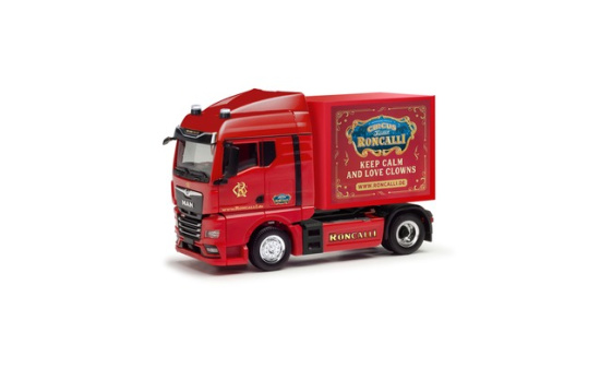 Herpa 318778 MAN TGX GX Solozugmaschine mit Koffer 