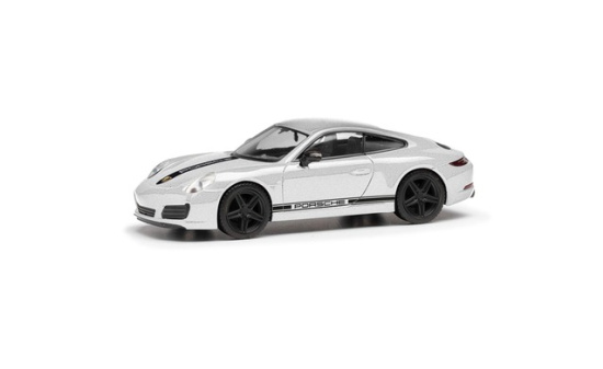 Herpa 430418 Porsche 911 (991) Carrera 4 S, silber - Vorbestellung 1:87