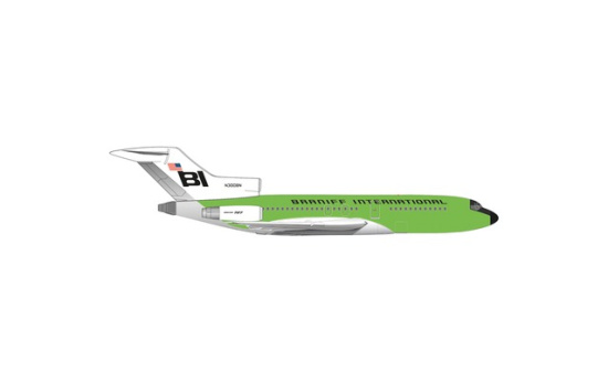 Herpa 537988 Braniff International Boeing 727-100 - solid lime green - Vorbestellung 1:500