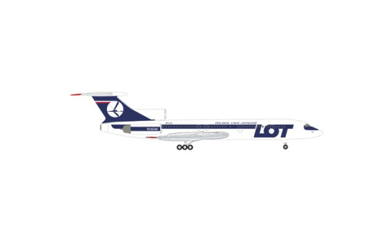 Herpa 538121 LOT Polish Airlines Tupolev TU-154M - Vorbestellung 1:500