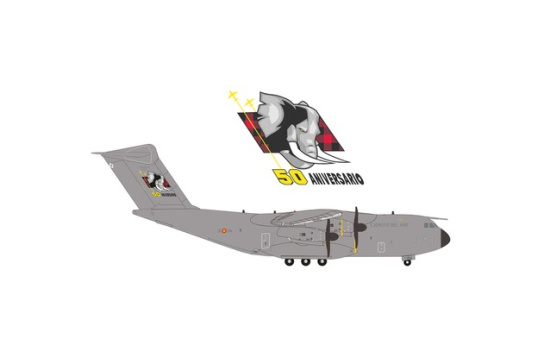 Herpa 573191 Spanish Air Force Airbus A400M Atlas (T.23) - 31st Wing (Ala 31), Zaragoza - 50 Aniversario - Vorbestellung 1:200