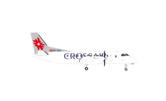 Herpa 573252 Crossair Saab 340 (last color scheme) - Vorbestellung 1:200