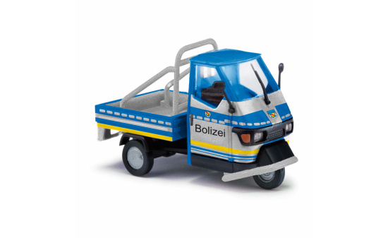 Busch 48492 Piaggio Ape »Bolizei« - Vorbestellung 1:87