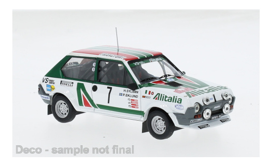 IXO IXORAC445A.22 Fiat Ritmo 75 Abarth - Rally Monte Carlo - P.Eklund - H.Sylvan - Vorbestellung 1:43