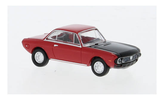 Brekina BRE29630 Lancia Fulvia Coupe - rot , schwarz - Vorbestellung 1:87