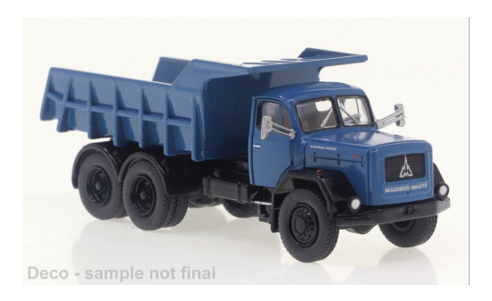 Brekina BRE83302 Magirus Jupiter Kipper - blau , schwarz - Vorbestellung 1:87