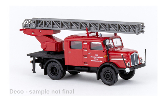 Brekina BRE71772 IFA S 4000-1 Doka DL - Werkfeuerwehr Buna - Vorbestellung 1:87