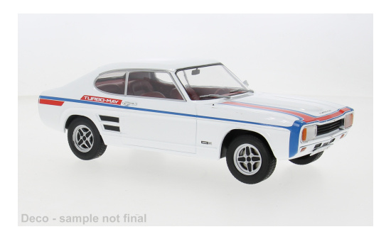 MCG MCG18539 Ford Capri MK I GT - weiss , Dekor - Vorbestellung 1:18