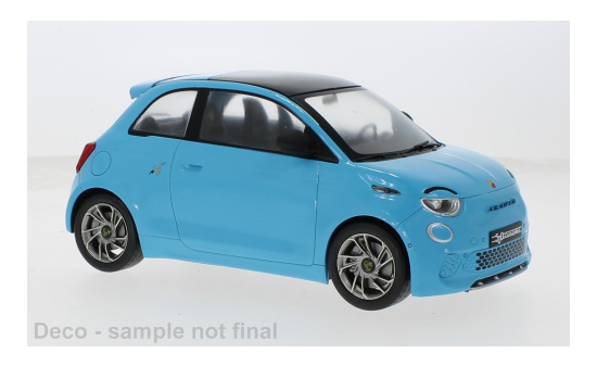 MCG MCG18499 Fiat 500e Abarth - hellblau - Vorbestellung 1:18