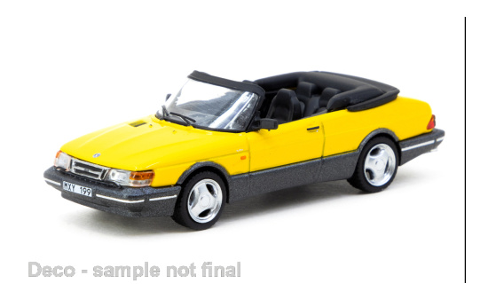 Tarmac TART64G-067-YE Saab 900 Turbo - gelb - Vorbestellung 1:64