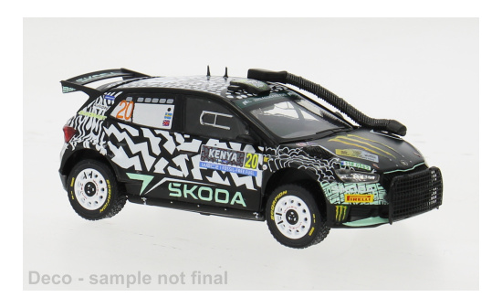 IXO IXORAM941.22 Skoda Fabia Rally2 - Safari Rallye Kenia - O.Solberg - E.Edmondson - Vorbestellung 1:43