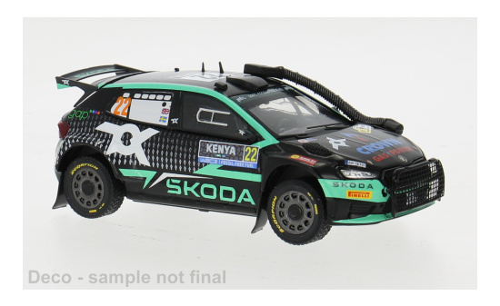 IXO IXORAM940A.22 Skoda Fabia Rally2 - Safari Rallye Kenia - G.Greensmith - J.Andersson - Vorbestellung 1:43