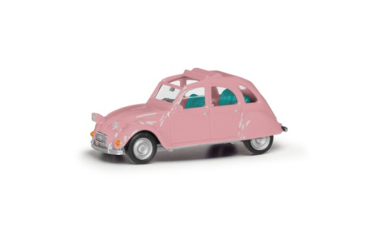 Herpa 020824-008 Citroen 2CV offen, hellrosa - Vorbestellung 1:87