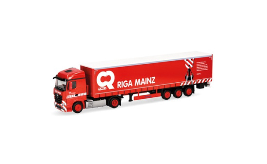 Herpa 318860 Mercedes-Benz Actros Streamspace Gardinenplanen-Sattelzug 