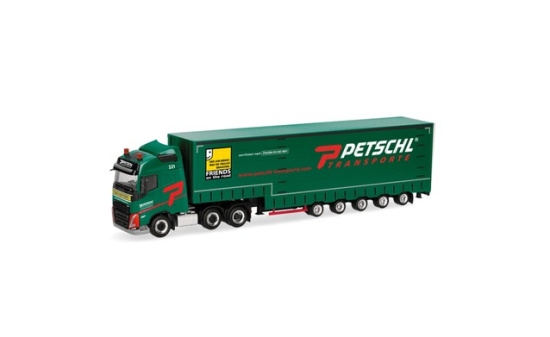 Herpa 318914 Volvo FH GL 2020 Volumenplanen-Sattelzug 