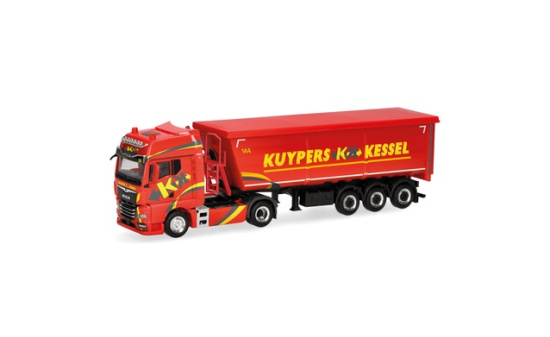 Herpa 319065 MAN TGX GX Stahlmulden-Sattelzug 