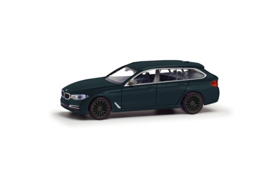 Herpa 430708-004 BMW 5er Touring, oxfordgrün II - Vorbestellung 1:87