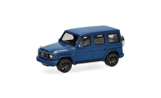 Herpa 431194 Mercedes-Benz G 580 mit EQ-Technologie (N465), sodalitblaumetallic - Vorbestellung 1:87