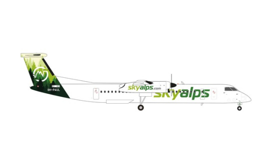 Herpa 573115 Sky Alps Bombardier Q400 - 9H-PAUL - Vorbestellung 1:200