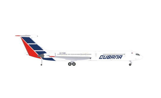 Herpa 573405 Cubana de Aviación Ilyushin IL-62M - T1280 - Vorbestellung 1:200