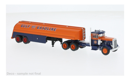 Brekina BRE85763 Peterbilt 281 Tank-SZ - Gulf - Vorbestellung 1:87